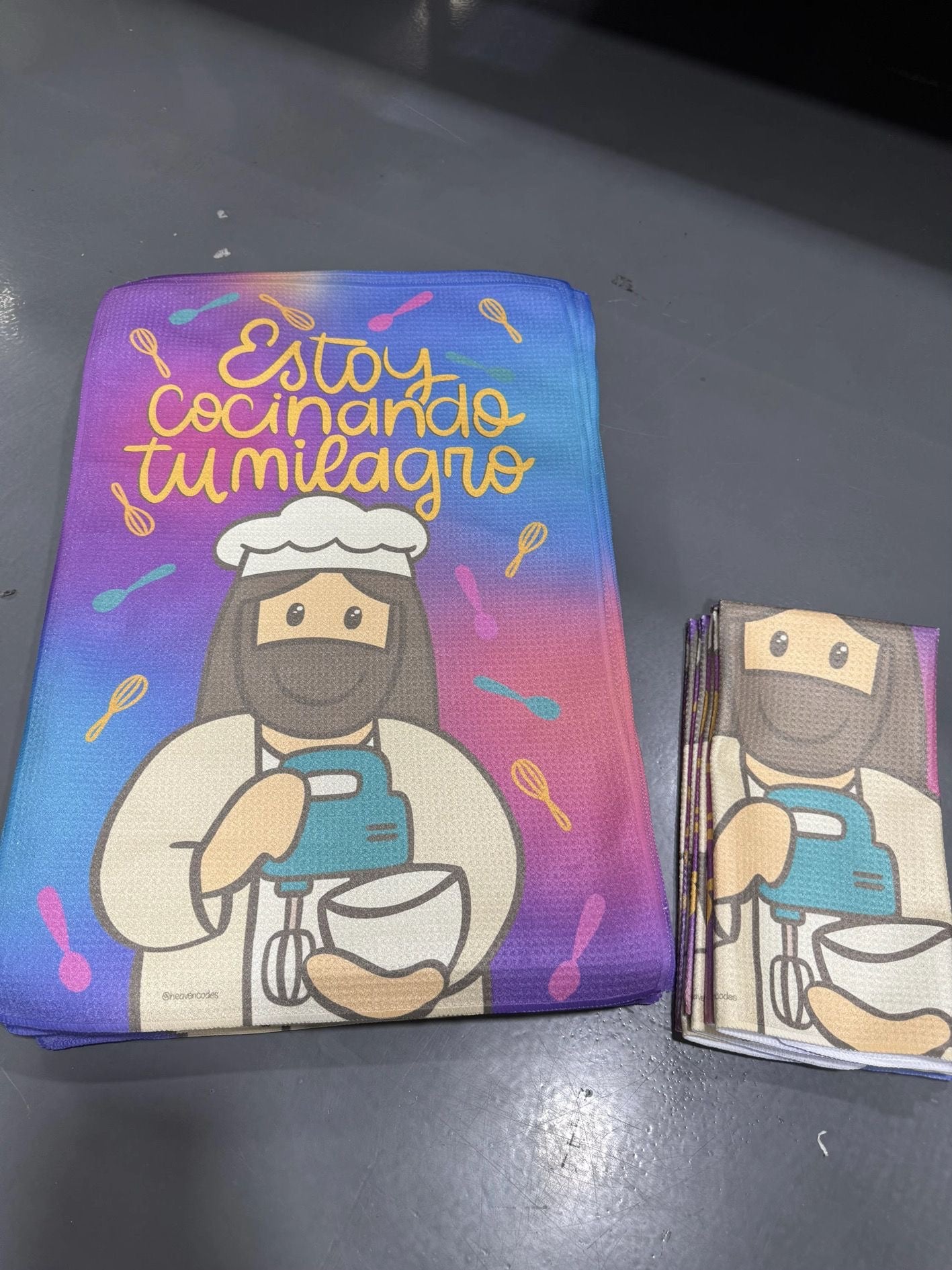 Estoy Cocinando Tu Milagro - Toalla de Cocina