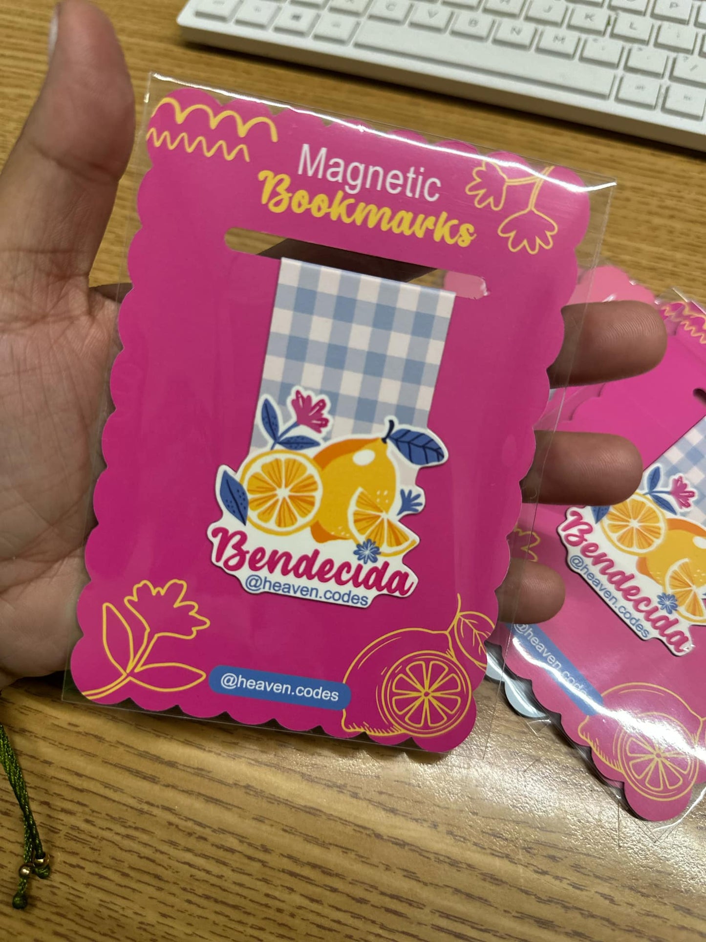 Bendecida- Magnetic Bookmarks