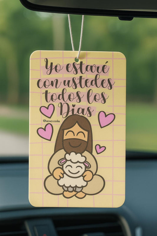 Jesús, Mi Amado. Car Freshener- Tiffany