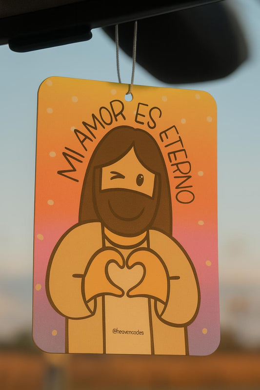 Jesús, Mi Amado. Car Freshener - Honey Peach