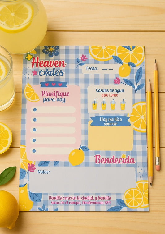 Notepads. Bendecida.