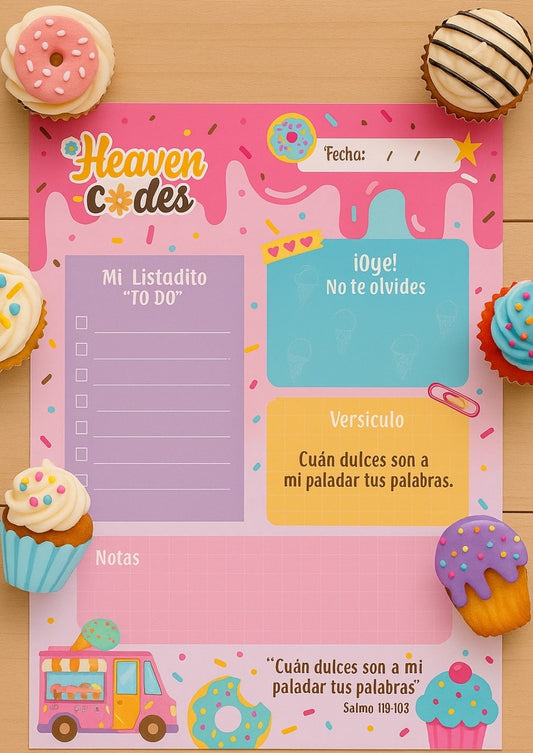 Notepads - Cuán dulces son an mis palabra tus palabras.
